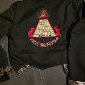 MTV Black and Red Blazer with Pyramid Design